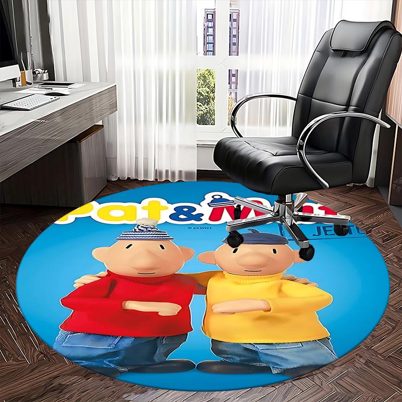 Tappeto per Sedia Pat & Mat - Tappeto Rotondo per Arredo Casa, Uso Ufficio, Camera da Letto
