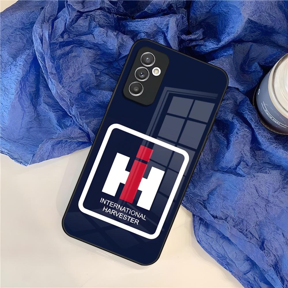 Coque de téléphone Case International Havester IH Tractor pour Samsung Galaxy S25 S24 S30 S21 S23 S20 S22 Fe Note 20 Pro Ultra Plus verre