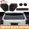 Smoked Black Rear Taillight Cover Fog Light 3rd Brake Lamp Trim for 4Runner 14+
