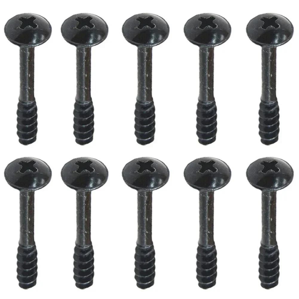 Luftfiltergehäusedeckel-Halteschraube Universalfahrzeug 10 Stück 34 mm x 5 mm Zubehör Schwarz Ersatz Marke neu
