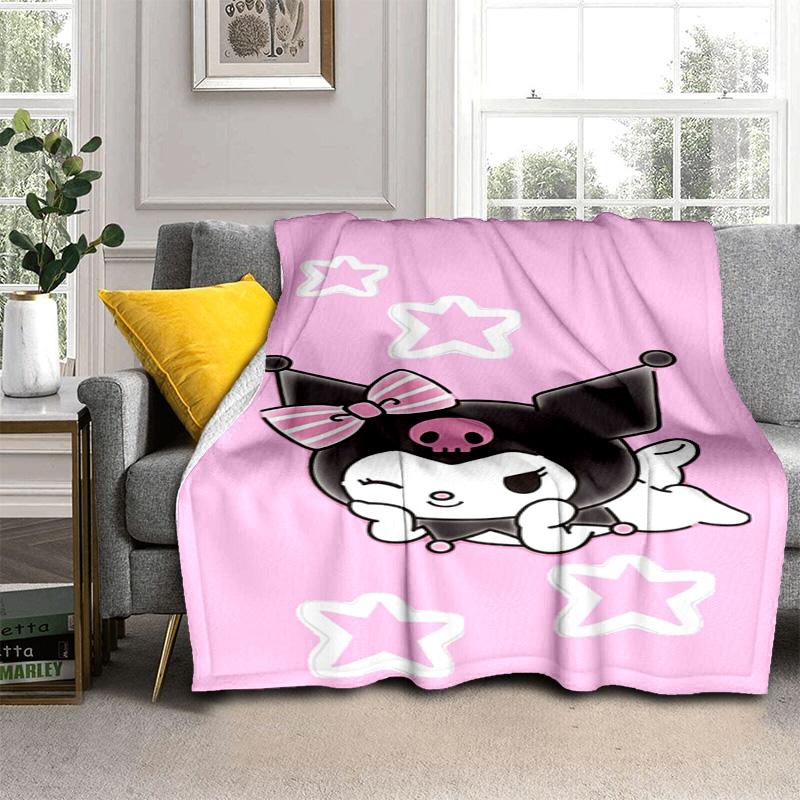 Cute Purple Kuromi Tapestry Blanket Blanket Soft And Comfortable Sheet Nap Blanket Gift