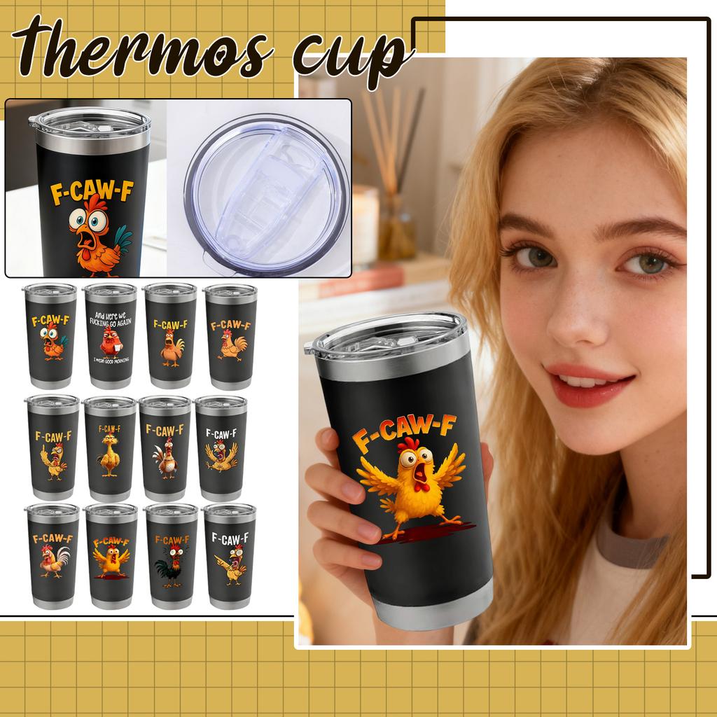 20-ounce Stainless Steel Water Bottle, Car Insulated Cup, Long-lasting Temperature Control, Funny Gift, Gift For Friends And Family