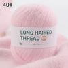 Filato di Pile di Visono a Pelo Lungo 50G Cappello Sciarpa Giacca Lavorati a Mano Moda Autunno Inverno Filato