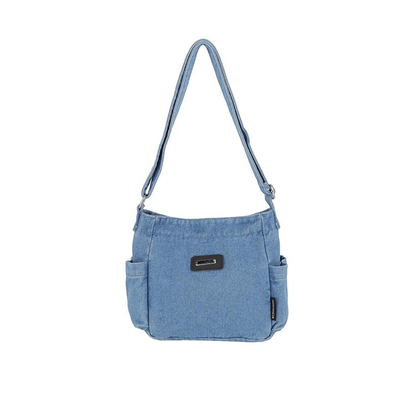Denim Bag Women's Shoulder Crossbody Bag Commuter Small Square Bag