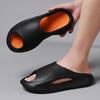 Couple's Thick-Sole One-Strap Slippers: Home and Beach Sandals for Men and Women, Available In Six Colors and Large Sizes