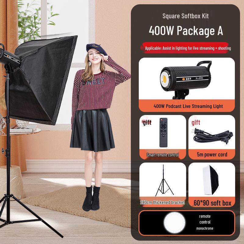 Yingbang 400W LED-Fülllicht für Live-Übertragungen und Beauty-Fotografie
