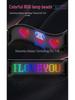 LED Bluetooth Smart Display: USB-Powered Flexible Full-Color Advertising Screen for Cars