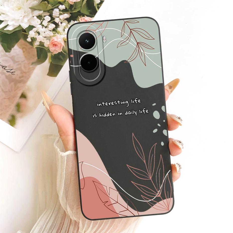 For Xiaomi Poco M7 Plus Case PocoM7 4G Pretty Girl Sunfower Painted Phone Case For Xiaomi Poco M7 Pro PocoM7 Plus 5G Soft Fundas