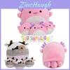 Squishmallow Axolotl Plüschtier Geschenkset Liebenswertes Weiches Kuscheltier Puppe Kinder Weihnachtsgeschenk