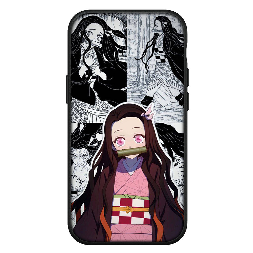 For Motorola Moto Edge 70 60 50 G54 G86 Samsung Galaxy S25 iPhone 17 16 15 Redmi Note 14 Pro Max Phone Case Nezuko Demon Slayer Agatsuma Zenitsu Cover