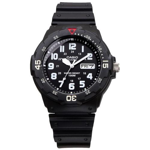 Casio Standard STANDARD Quartz Watch MRW-200H-1BV Men's Black Arabia Overseas Model