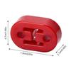 Universal Car Polyurethane Exhaust Tail Pipe Mount Bracket Hanger Insulator Grommet Bushing Rod Support 11mm 2 Holes Repair