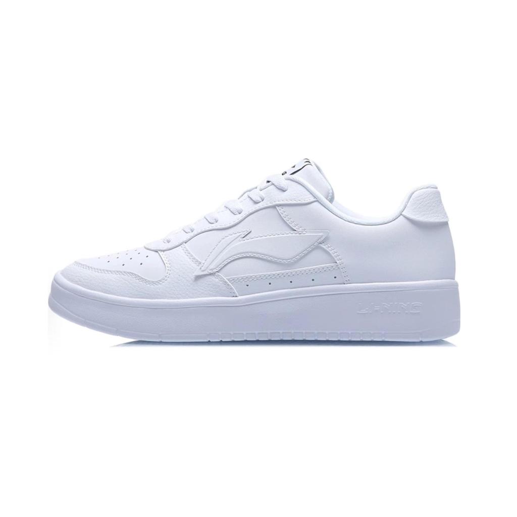 Li Ning Floating Boat Synthetic Leather Cushioning Abrasion Resistant Low top Skateboard Shoes Women's AGCS420-6(Team1828-)