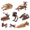 Bricklink Star Movie Christmas Gingerbread Series Spaceship 40806 Walker Snowspeeders Building Blocks Kid Toys Christmas Gift