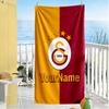 Galatasaray Personalized Name Beach Towel High Absorbency & Quick-Dry Perfect for Traveling Yoga Camping and Swimming