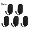 Rust-resistant Coat Hooks 5PCS Wall Self-Adhesive Waterproof Strong Bathroom Load-Bearing Rust-Resistant Hook for Kitchen Bathrobe