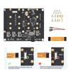 PCIe To 4CH M.2 NVMe 4 Port SSD Board with LED Light M.2 Hard Drives Adapter Card for RPI 5 2280/2260/2242/2230