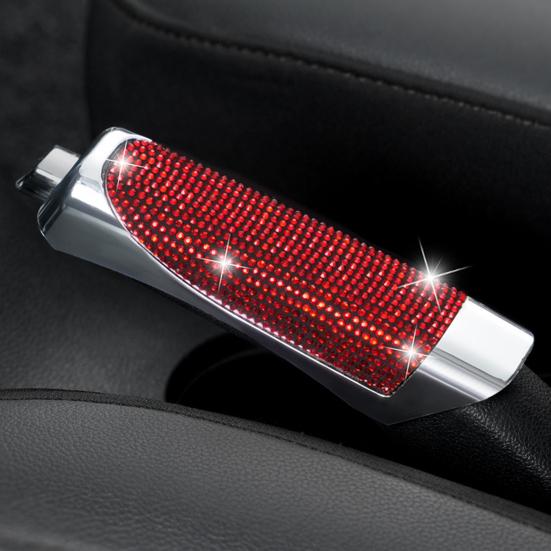 Car Handbrake Cover ABS Parking Handbrake Decorative Cap Auto Handbrake Grip Cover Universal Vehicle Interior Decor Accessories