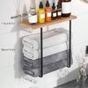 miflame Iron Bathroom Organizer Shelf
