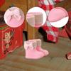 Doll Miniature Shoes Silicone Rain Boots Short Bow Accent Waterproof Non Slip Accessories