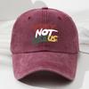 Fashionable letter printed baseball cap for daily leisure activities, suitable for outdoor travel equipment for men and women