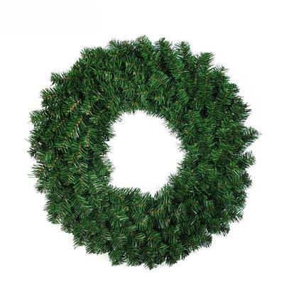 PVC Green Vine Christmas Wreath for Decoration and Gifts