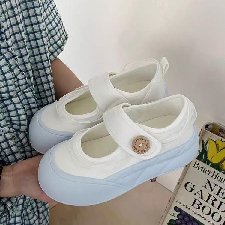 

2025 new sports sandals women s summer and autumn with skirts Velcro little white shoes casual board shoes versatile platform shoes women 40 синий