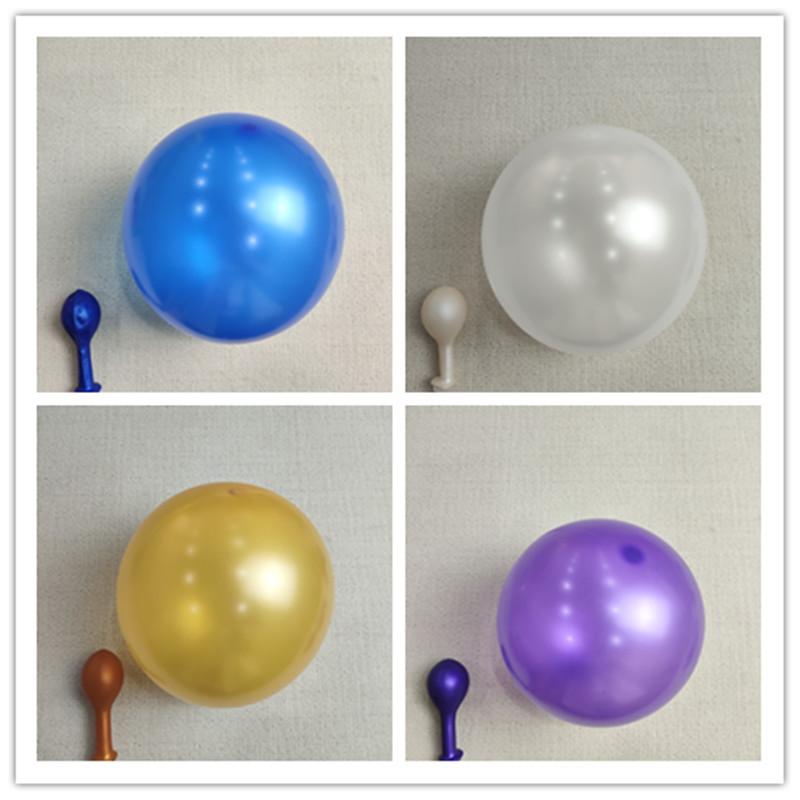 50/60pcs Party Birthday Wedding Festival Gender Revealing Latex Pearl Balloon Decoration Prop Indoor And Outdoor Arch Layout