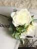 2 Bouquet Artificial Flowers Silk Camellia Peony Mini Wedding Flower Bouquet Home Party Decoration