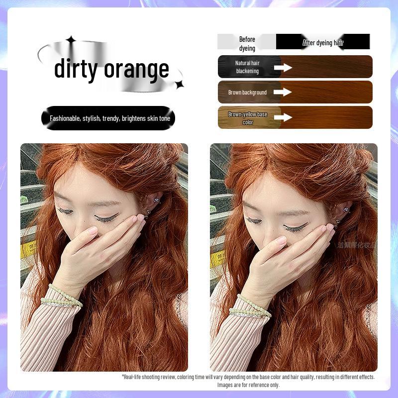 

Фарба для волосся Лічі Браун - Рослинний крем для домашнього використання, підходить для чоловіків та жінок, популярний колір 2026 року. 3 boxes, includes dye tools + 3 hair masks