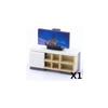 Set de Accesorios de Bloques de Construcción de Ciudad Máquina de Mahjong Consola de Juegos Muebles Sofá Cama Piano Refrigerador Juguete Mini Ladrillos Floristería