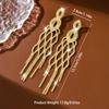 Bohemian Sparkling Rhinestone Tassel Shaped Earrings Suitable for Dance Party Temperament, Socialite Banquet Earrings
