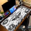 Gothic Moth Color Mouse Pad Large Gaming Table Cushion Non-slip Laptop Tablet Big Mousepad XXL Mat Mini PC Playmat With Lock edge
