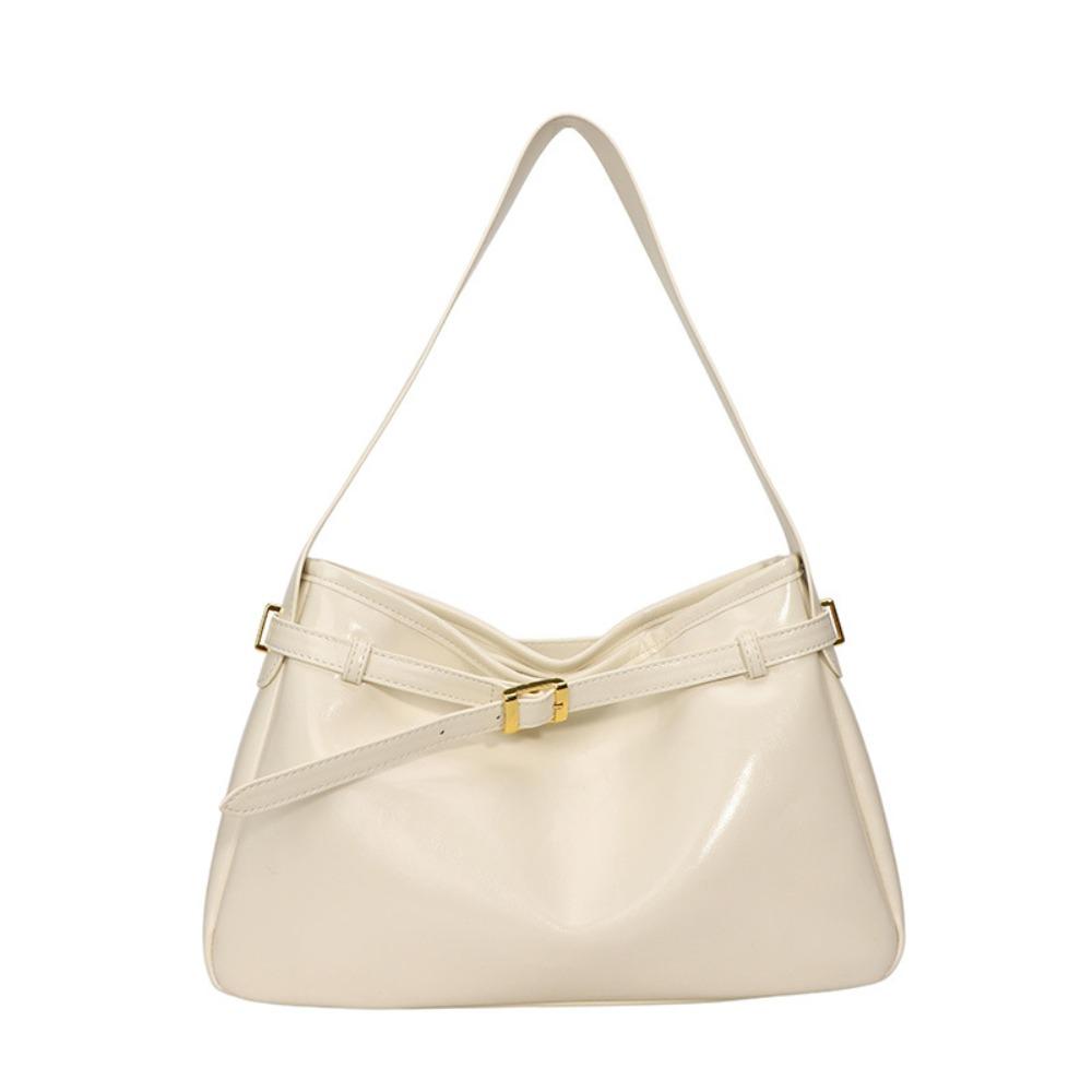 Korean Style Large Capacity Handbag Tote Bag Underarm Packs Fashion Retro PU Tote Bag  Women