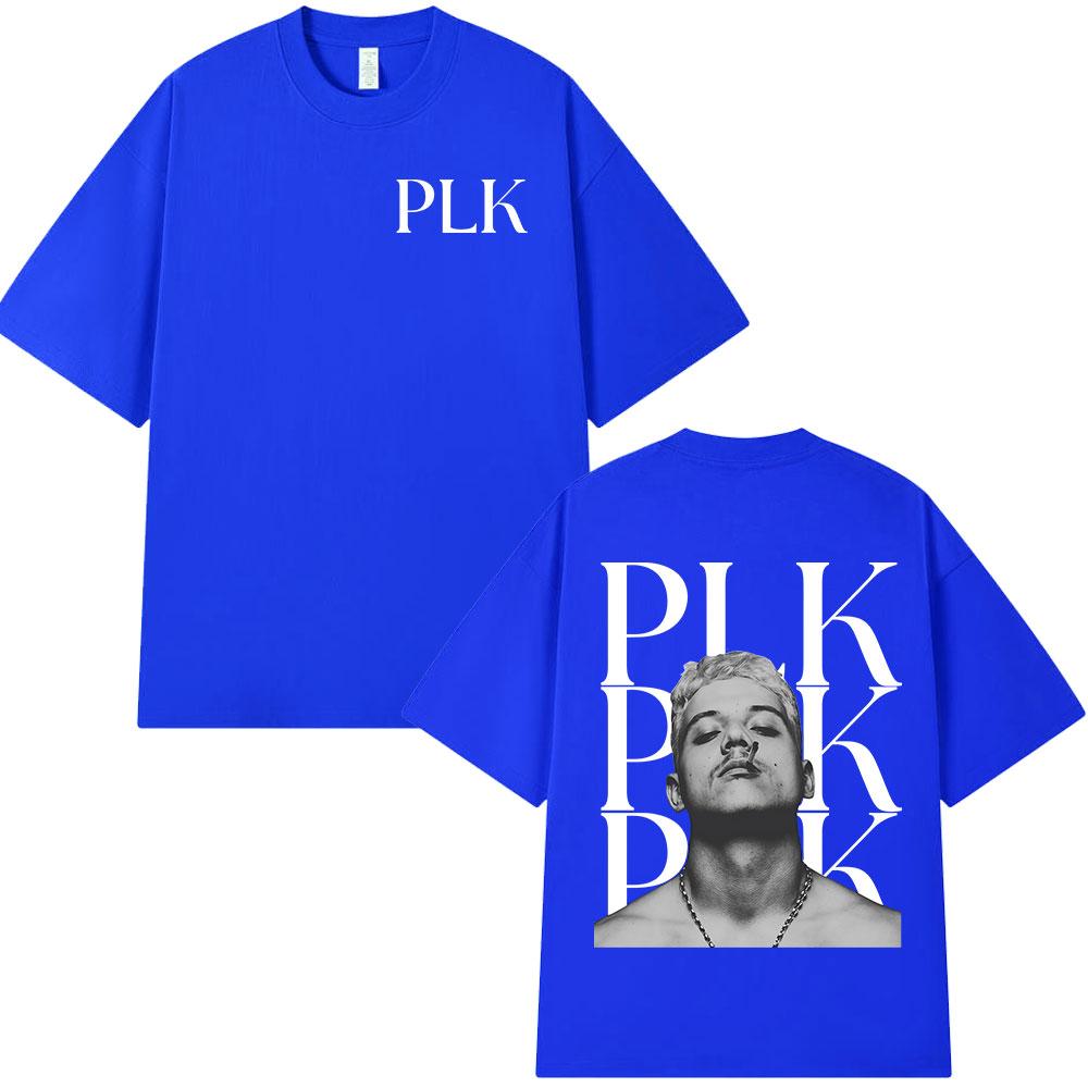 Rapper PLK Face Graphic Tshirt Unisex Women Clothing Fashion Hip Hop Music Tshirts Casual Cotton Short Sleeves T Shirt Streetwear