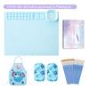 Popular Suction Cup Reusable Silicone Drawing Pad Mat with Cup Art Silicone Painting Mat Collection High Quality Practical Daily Use