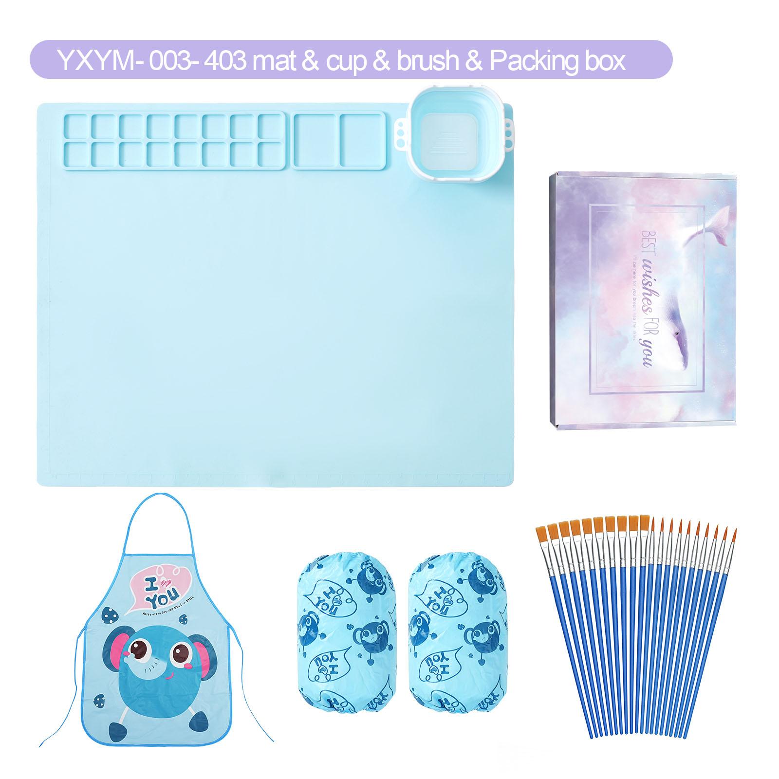 Популярный многоразовый силиконовый коврик для рисования с присоской и чашкой — фото 8