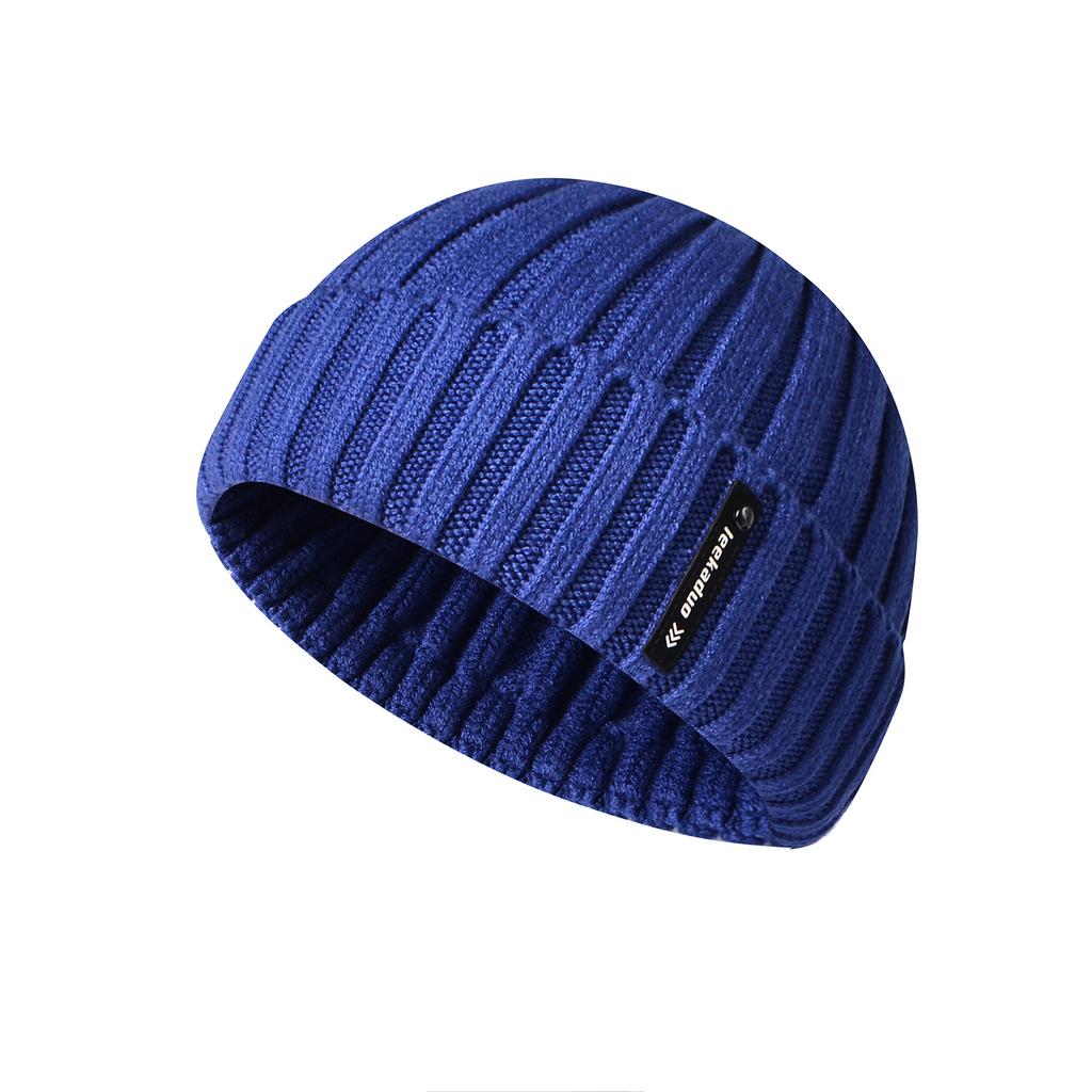 Korean Knitted Cold Hat Couple's Hip Hop Street Hat Short Dome Hat Winter Warm Hat