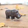 Retro Metal Nostalgic Cast Iron Piggy Pen Holder Cartoon Paper Press Mini Animal Ornaments Home Crafts Ironware Figurines
