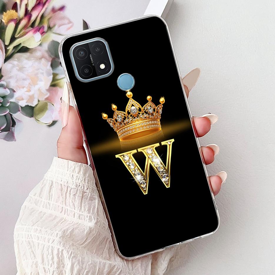 For Oppo A15 Case CPH2185 Stylish Letters Cover Clear Silicone Phone Case For Oppo A15s A 15 OppoA15 OppoA15s Soft Fundas Bumper