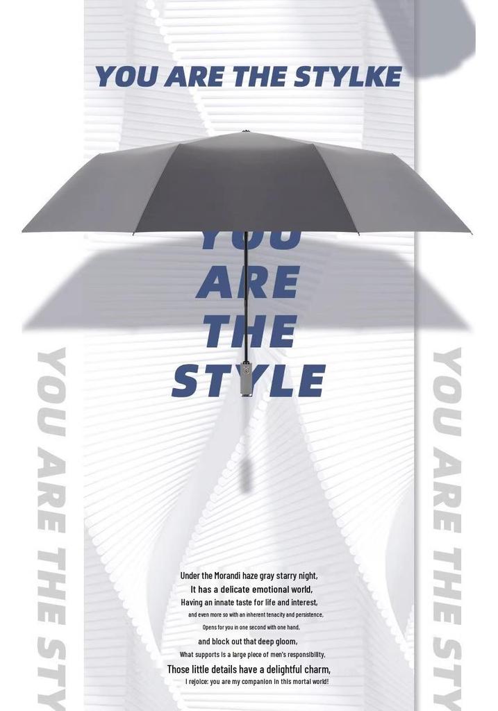 XL Double-Use Sturdy Folding Umbrella for Men & Women - Automatic, Reinforced, Thickened, Ideal for Two