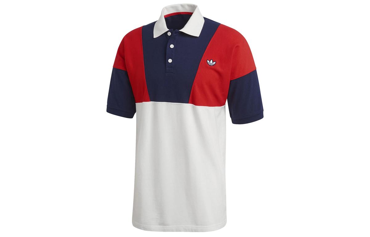 Adidas Originals Polo Shirts Men s Polo Collar Moderate Straight Fit FM2197 M