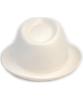 Yunibeosyeolkemiseuteuli Bu Gentle Simple White Fedora Summer Hat