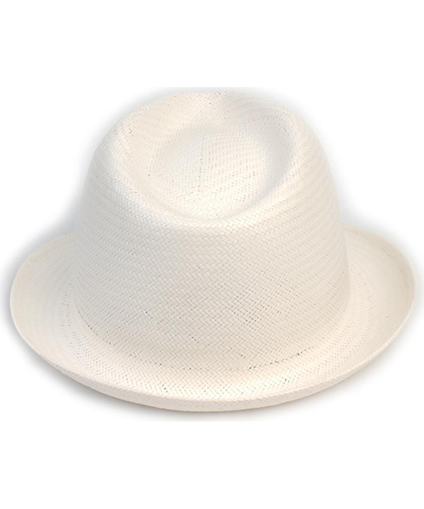Yunibeosyeolkemiseuteuli Bu Gentle Simple White Fedora Summer Hat