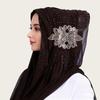 Shiny Sequin Embellished Headscarf Light Luxury Long Scarf Elegant Head Wrap Turban  Festival