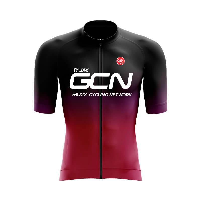 2024 RAUDAX GCN Letnia szosowa odzież rowerowa męska koszulka rowerowa z krótkim rękawem Triathlon Mountain Bike Sportowe kombinezony rowerowe