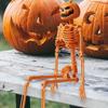 Halloween Skeleton Full Body Movement Joint Realistic Horror Skeleton Ghost House Cemetery Prop Pendan