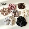 Versatile Hair Accessories for Commuting Satin Scrunchies, High Elasticity Ties Women Girls, Non Slip Band, Comfortable Bands Long Wear Solid