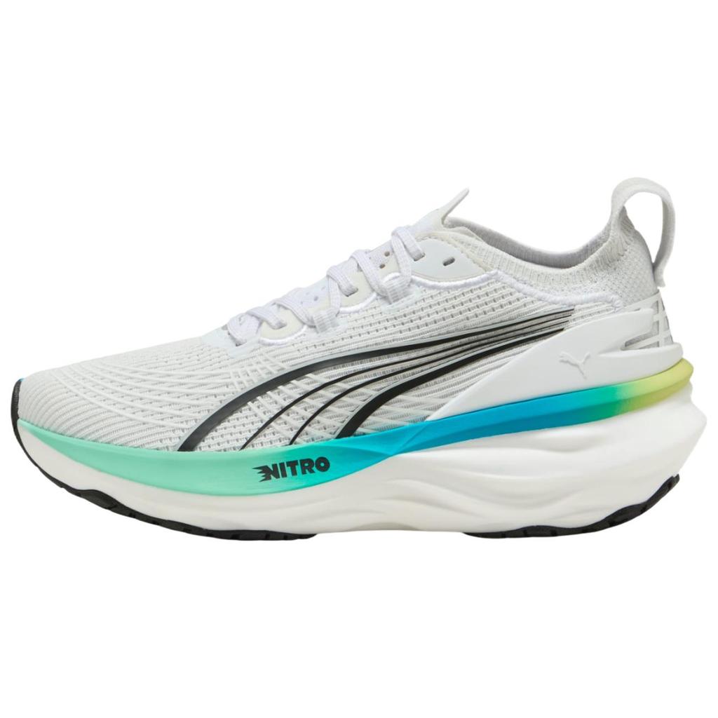Puma Foreverrun Nitro Ii Comfortable Versatile Durable Breathable Low-Top Running Shoes Women sneaker White Green 310471-15