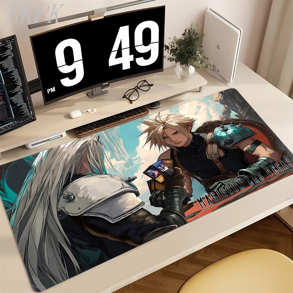 FINAL FANTASY VII Lockhart Tappetino Mouse Grande XL Accessori Gaming Tastiera Gamer Tappetino Gomma Scrivania Accessori PC Tappetino Mouse eSport